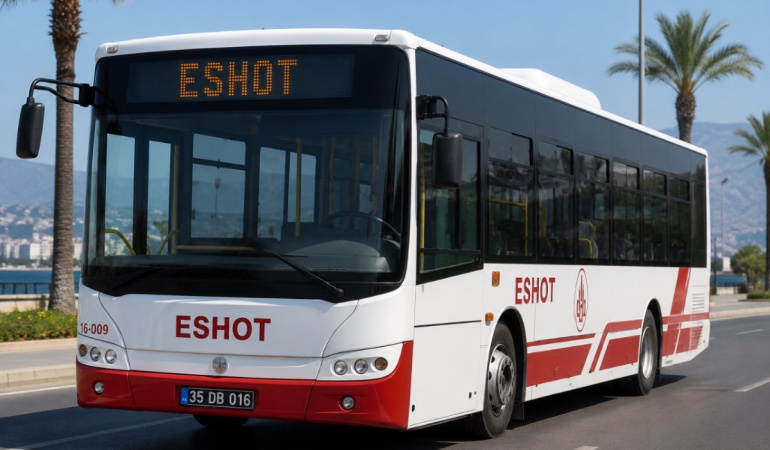 Karşıyaka’da ESHOT otobüsüne saldıran kişiye 181 bin lira ceza