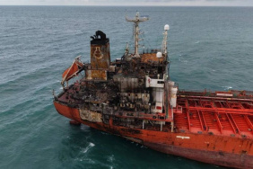 Dron Saldırısı Sonrası Tanker Karaya Oturdu