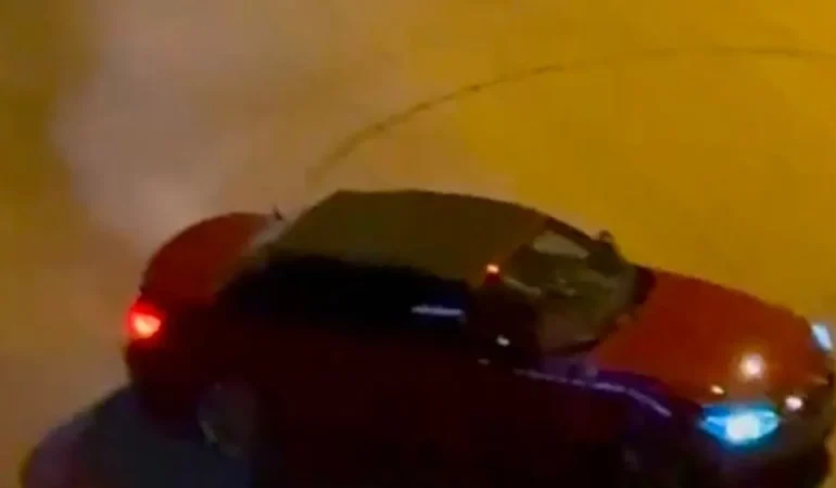 Gaziemir’de drift yapan sürücüler mahalleliyi tedirgin ediyor