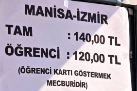 Manisa-İzmir hattında ulaşım ücretlerine zam yapıldı