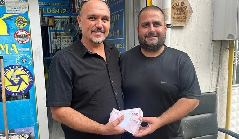 İzmir’de yanlışlıkla yatırılan 83 bin lira sahibine ulaştı