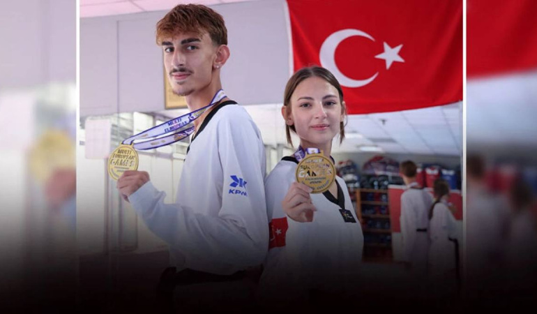 Kaan ve Eda Yelaldı, Sırbistan’da Altın Madalya Kazandı
