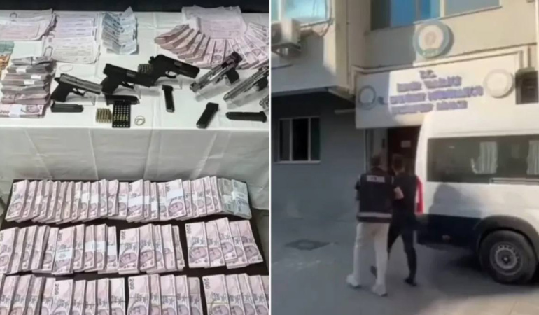 İzmir’de tefeci çetesi operasyonuyla 8 kişi yakalandı