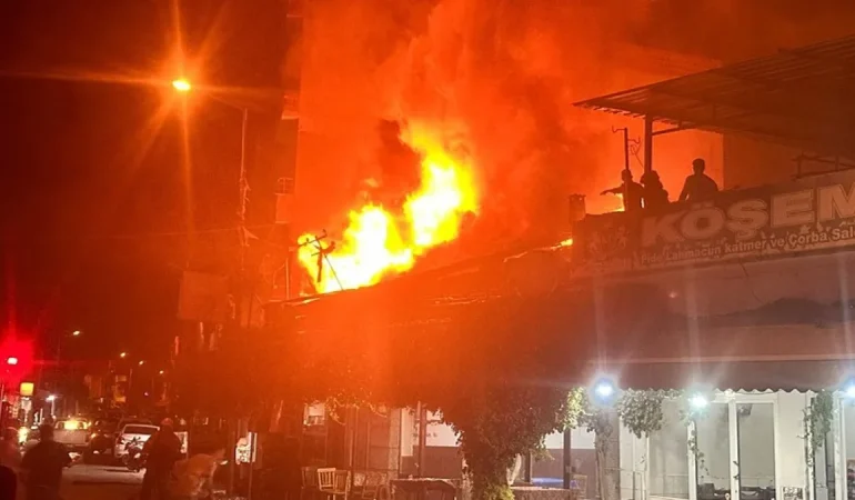 Ödemiş’te ekmek fırınında yangın çıktı