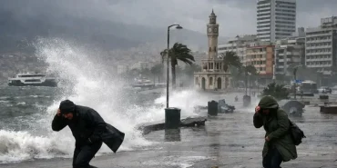 İzmir'de bu akşam kuvvetli fırtına bekleniyor