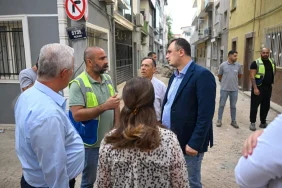 Bornova'da 282 Sokak Asfaltlama Çalışmaları Başlıyor