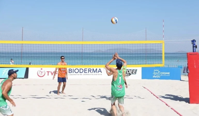 Çeşme’de Uluslararası Grand Slam Plaj Voleybolu Turnuvası Sonuçlandı