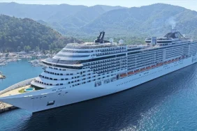 Marmaris Limanı'na MSC Divina ile 3 bin 843 turist ulaştı