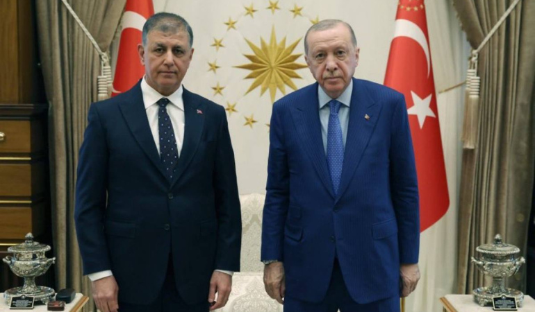 Cemil Tugay, Cumhurbaşkanlığı Külliyesi’nde Erdoğan ile bir araya geldi