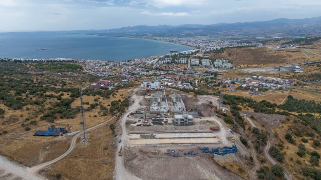 Dikili'de Üçüncü İleri Biyolojik Arıtma Tesisi İnşaatı Başladı