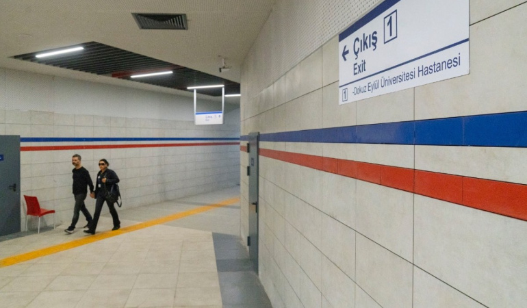 Dokuz Eylül Hastanesi’ne kesintisiz metro bağlantısı sağlandı
