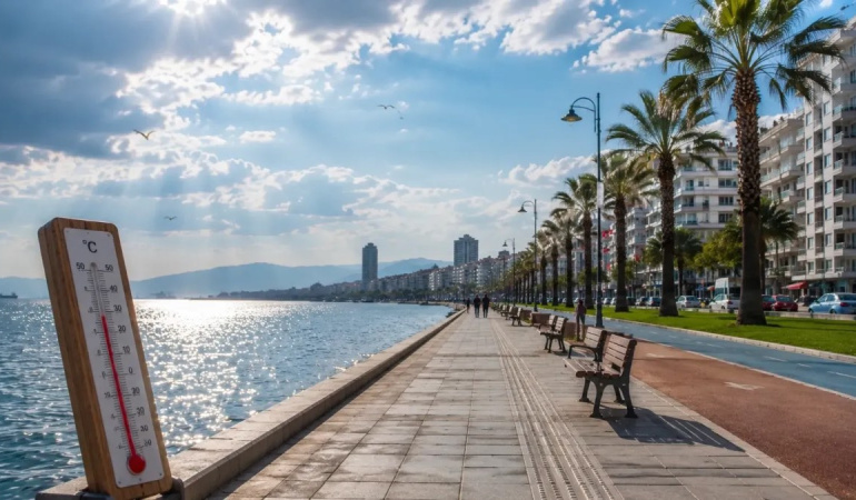 İzmir’de sıcaklık 27 dereceye yükselecek, yağış yok