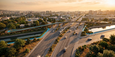 Karşıyaka Mavişehir'de yeşil alanları birleştirecek köprü yapılacak