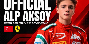 Alp Aksoy, Ferrari sürücü akademisi'ne katıldı