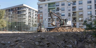 Bornova'da atıl alan otopark haline getiriliyor