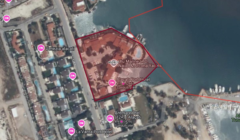 Çeşme Belediyesi, mülkiyetinde bulunan Alaçatı’daki 18 odalı otel 5 yıl süreyle kiraya verecek